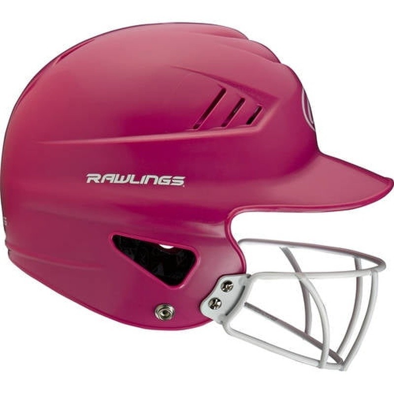 Coolflo Softball Batting Helmet W/ Face Guard Ventilation System One Size New