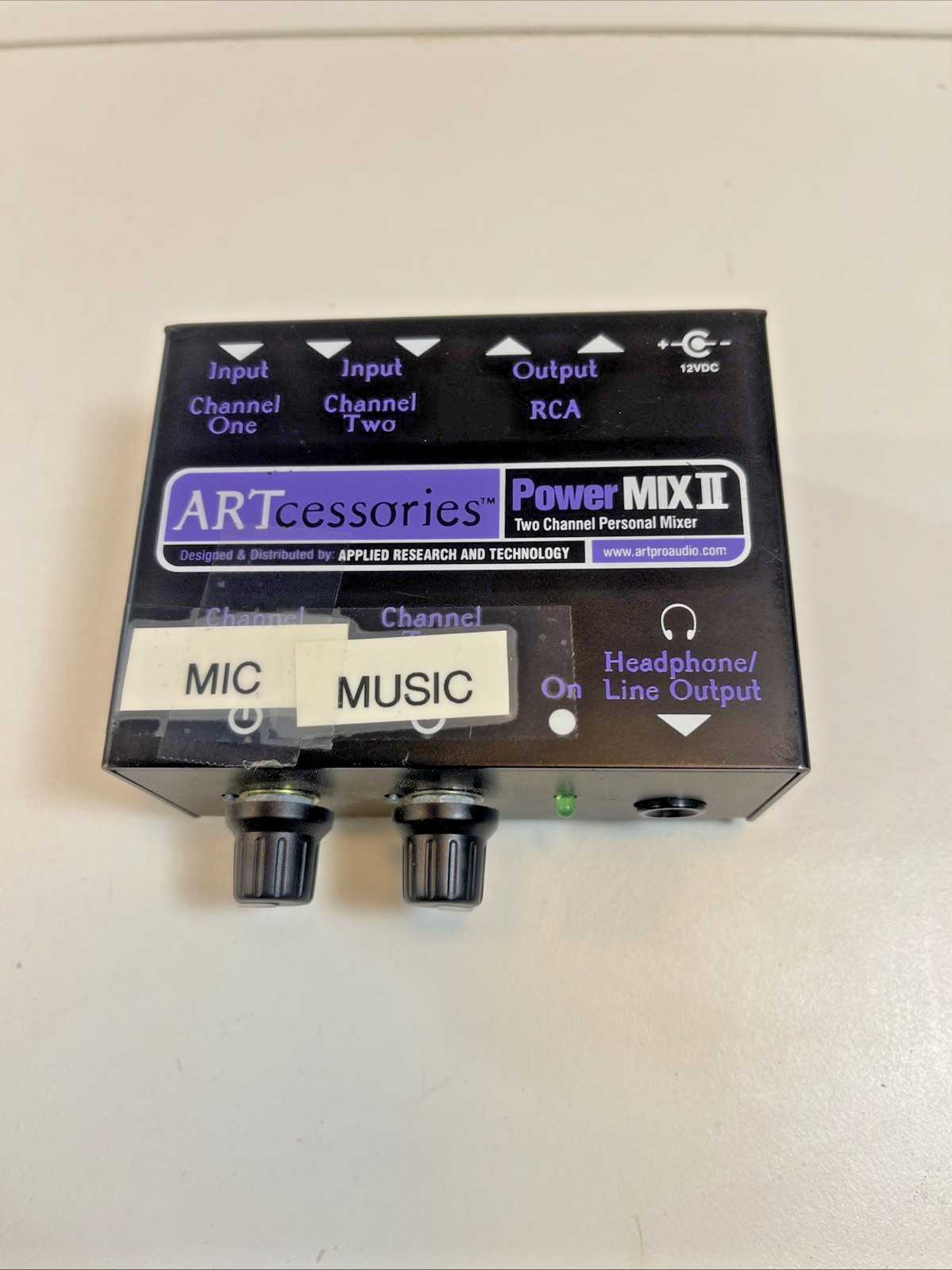 Artcessories  ART PowerMIX ll Two Channel Personal Mixer Power Mix