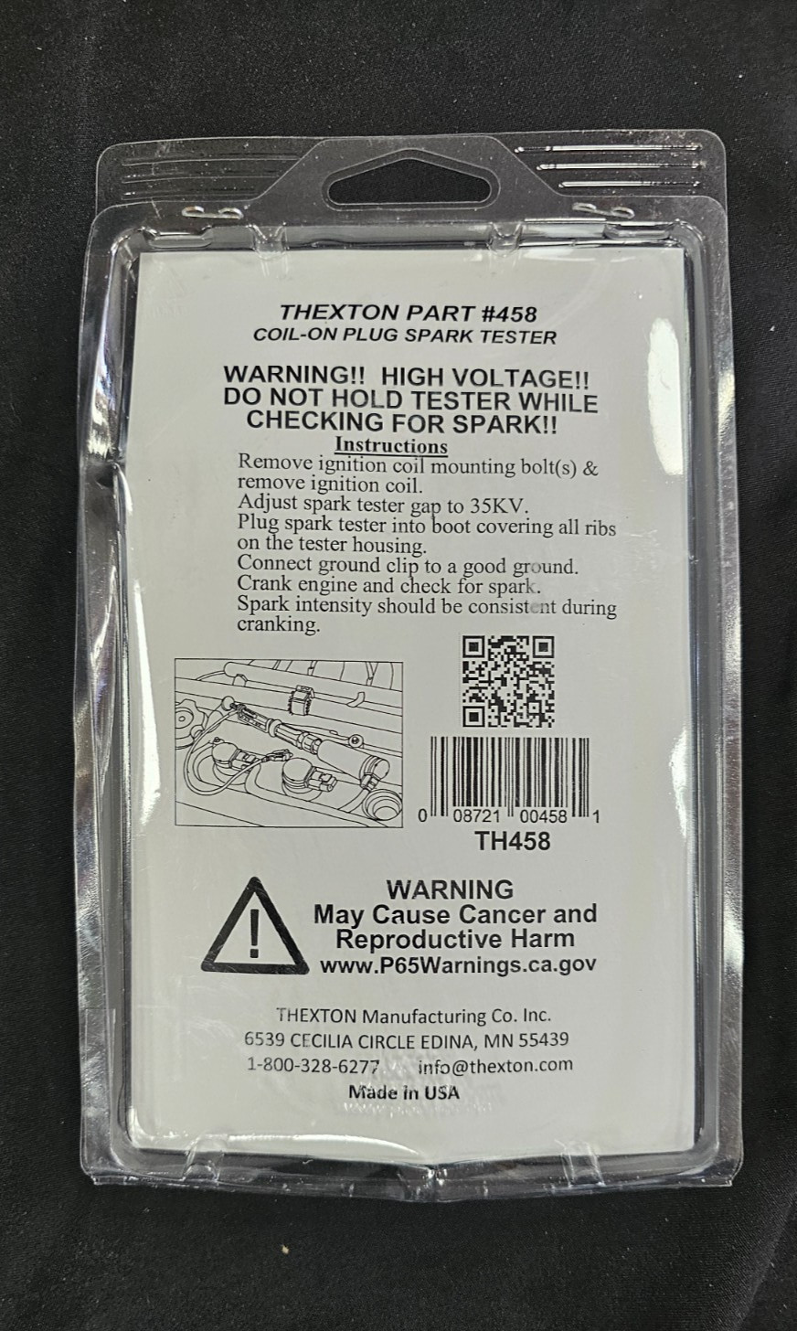 THEXTON 458 Coil-On Plug Spark Tester