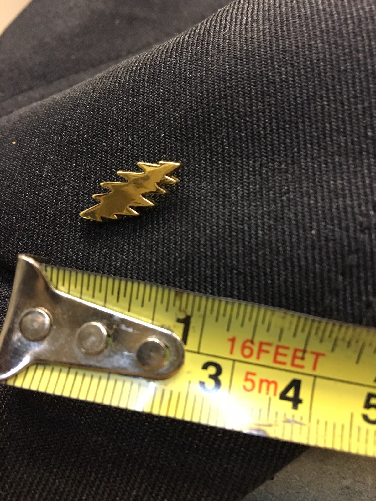Gold Grateful Dead Bolt Pin Limited Edition numbered