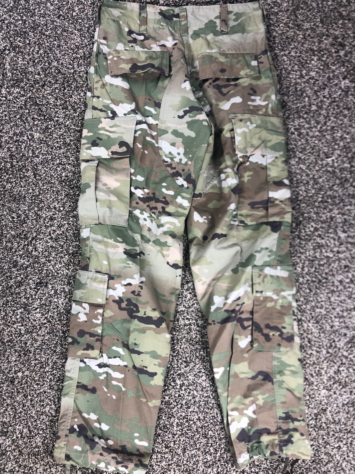 Army Combat Cargo Utility Trousers Uniform Multicam Unisex Small Regular