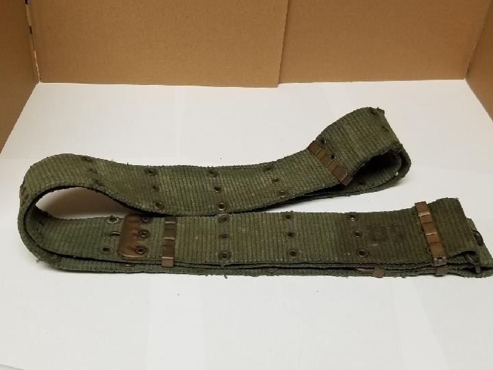 Vintage U S. Army Web Belt