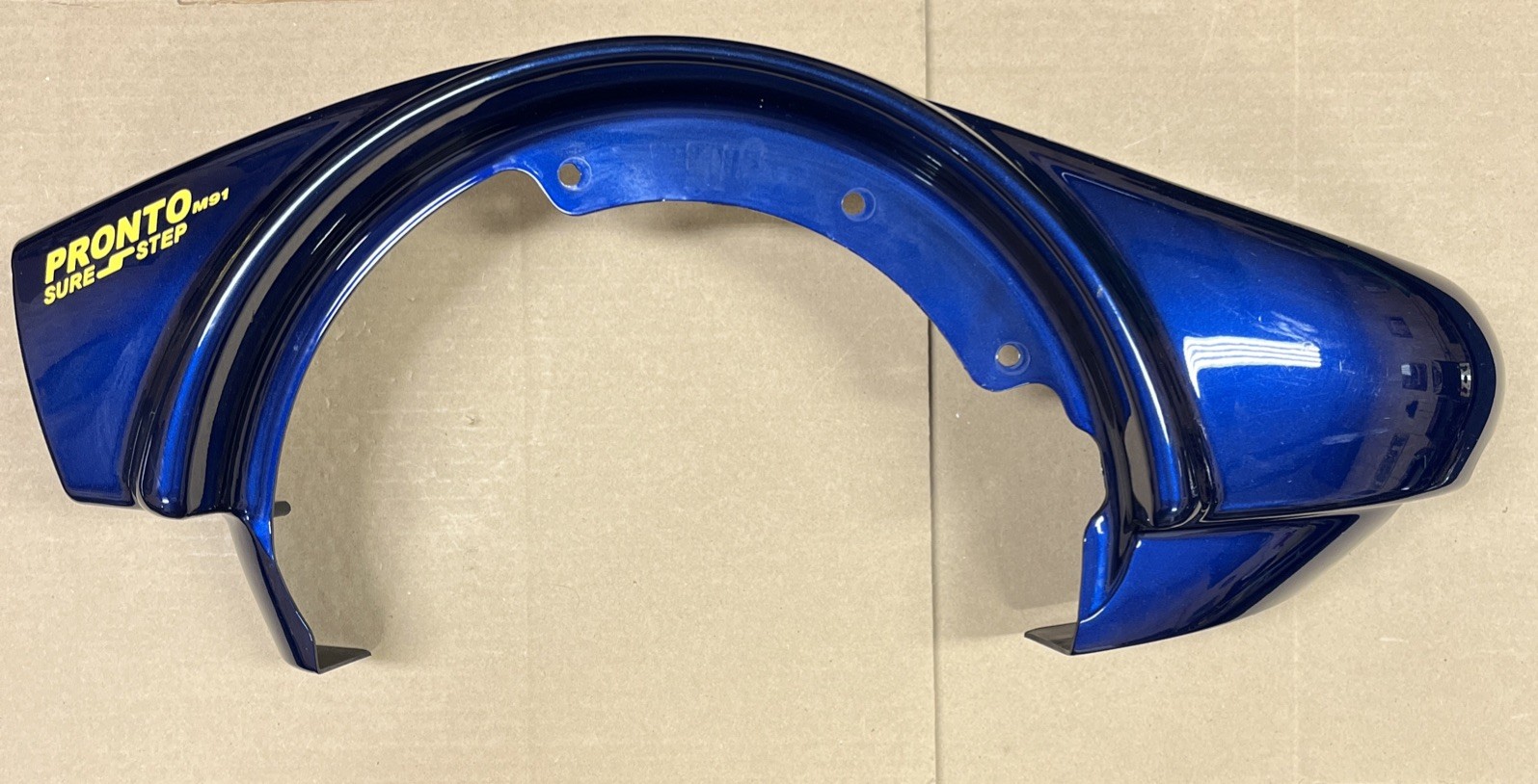 1110645a INVACARE ELECTRIC WHEELCHAIR FENDER PRONTO M91 LEFT SIDE BLUE