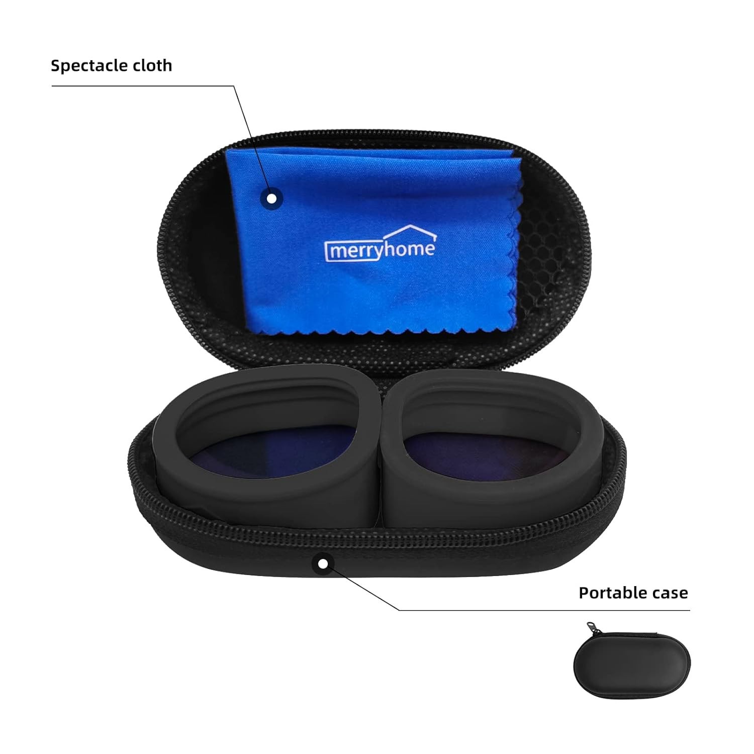 1 Pack VR Lens Protector, Blue Light Glasses, for Quest 3S/ Quest 2 Accessory...