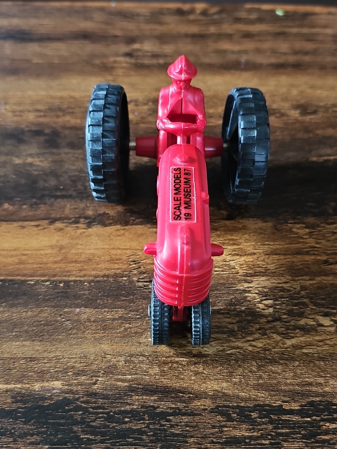 Red Plastic Ertl SIGNED Tractor From 1987 Show