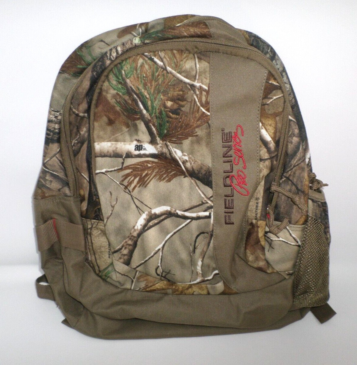 Fieldline Pro Series Backpack Realtree Camo and Brown Gear Lock FCB002FLP-RAG