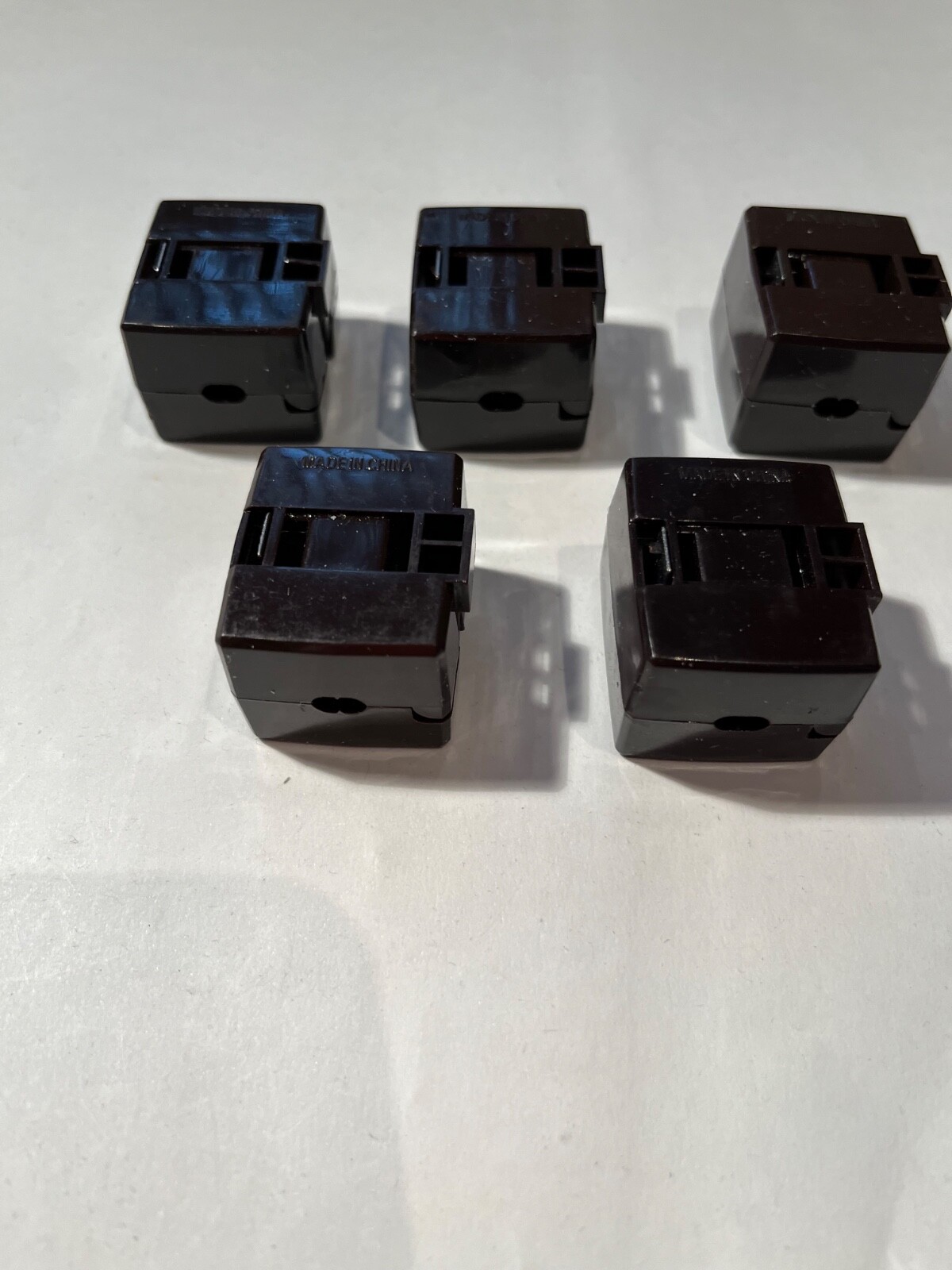 *Lot Of 5* Polarized Add-a-tap, For #18-2 Flat Cords , SPT-1, Add-an-outlet