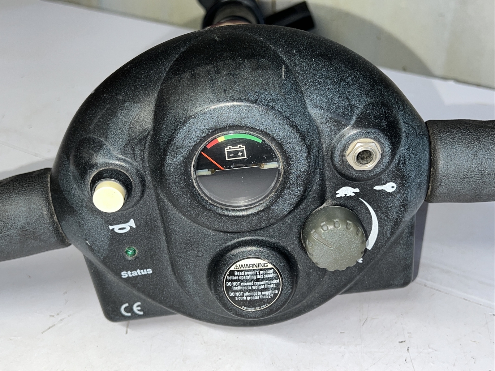 Pride Sonic Mobility Scooter Tiller Console Throttle Dashboard Assembly Steering