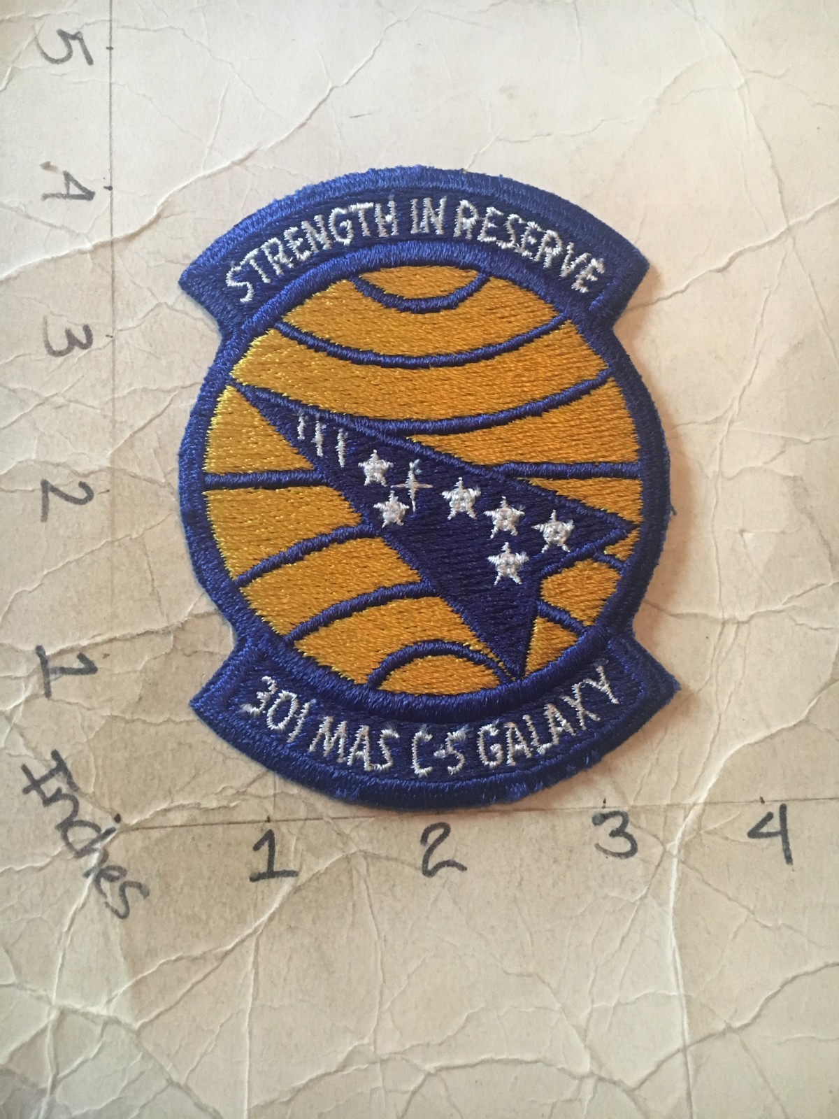 USAF 301st Military Airlift Squadron patch 7/7/25