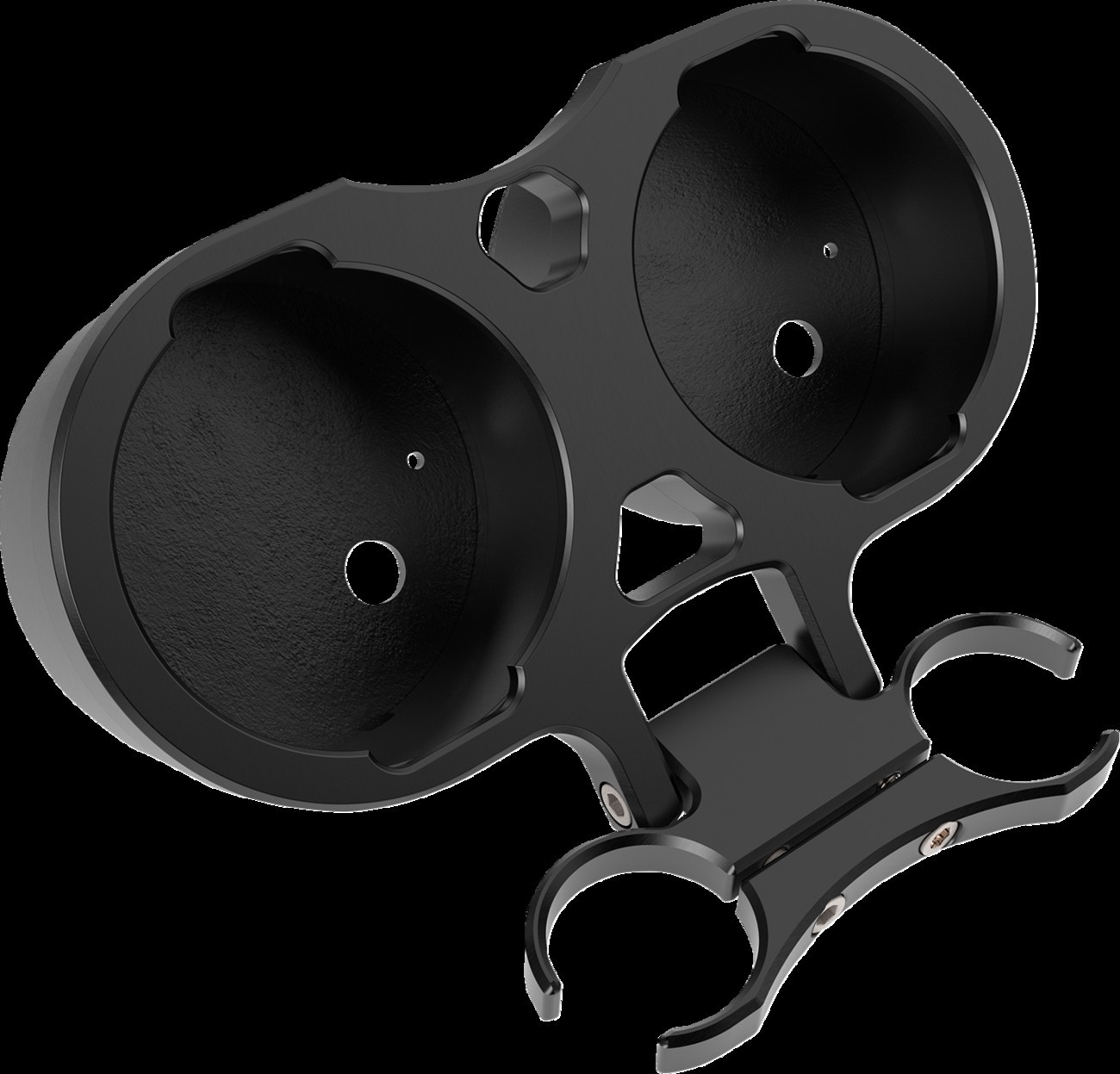 LA Choppers LA-7398-22B Gauge Mount T-Bar Dual 1.5" Black