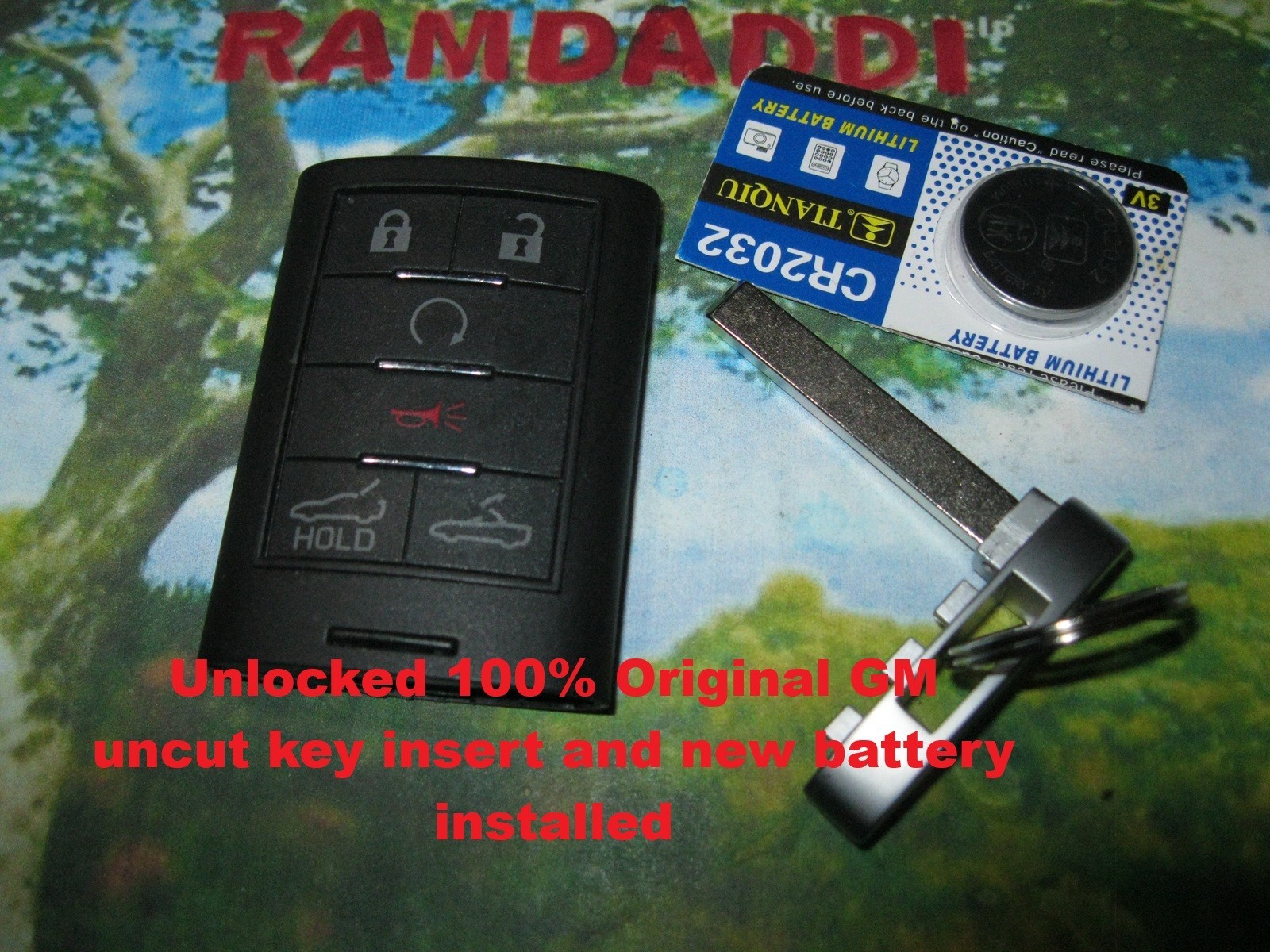 OEM UNLOCKED 14/19 Chevy Corvette Remote Key Fob Transmitter 23465955 Great Cond