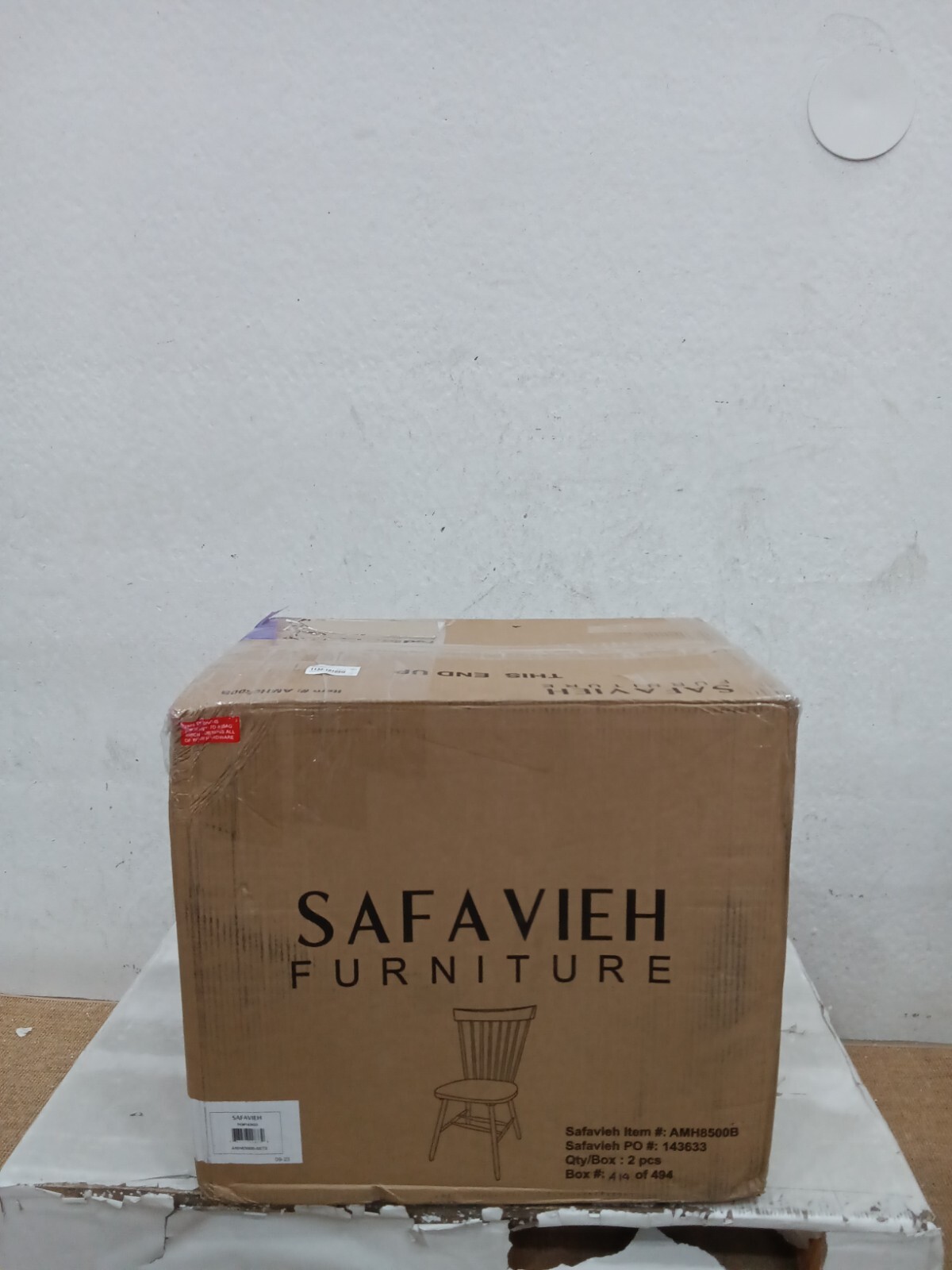 Safavieh PARKER SPINDEL SIDE CHAIR, Reduced Price 2172729321 AMH8500B