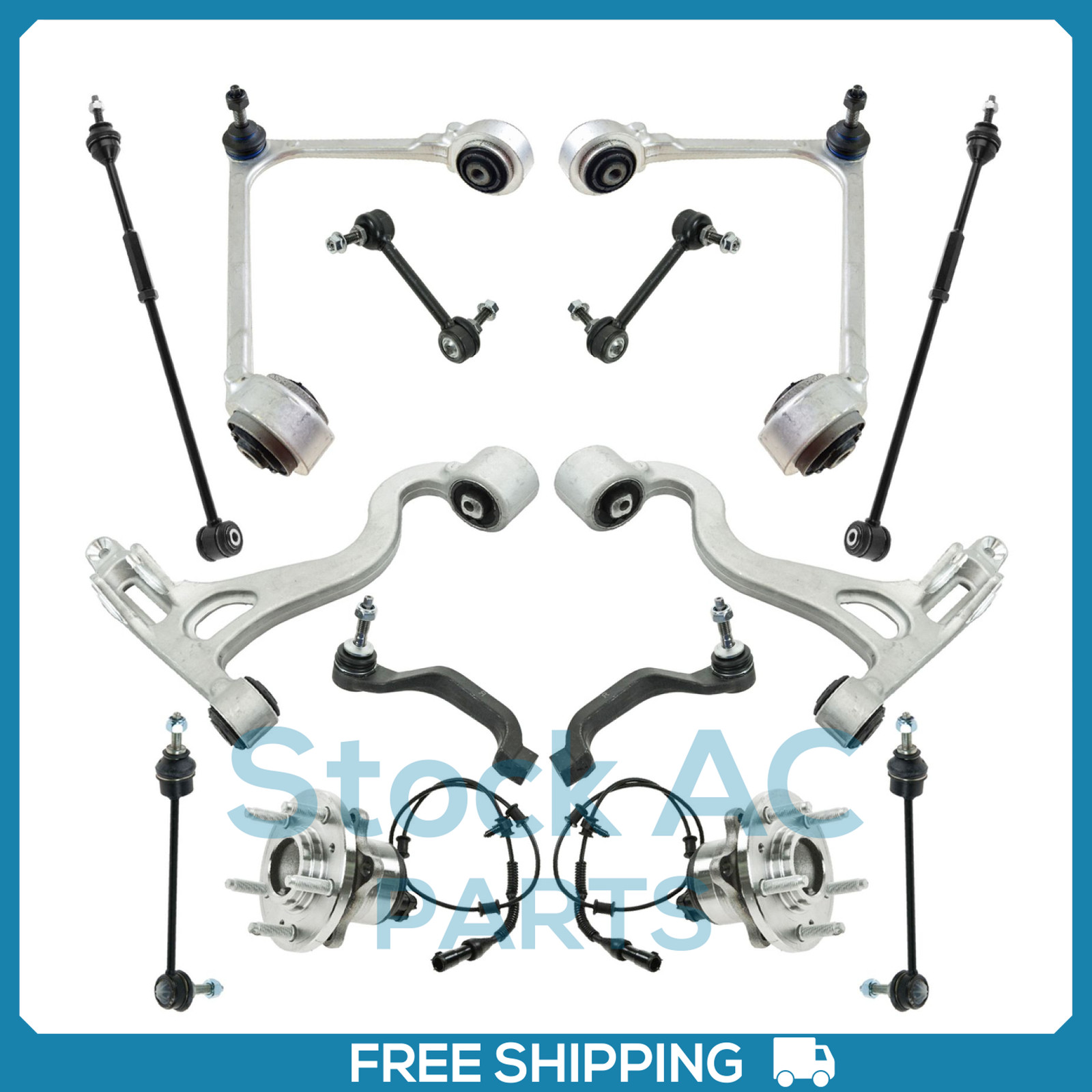 New Suspension Kit for Ford Thunderbird 03-05 Front and Rear End - 14pcs