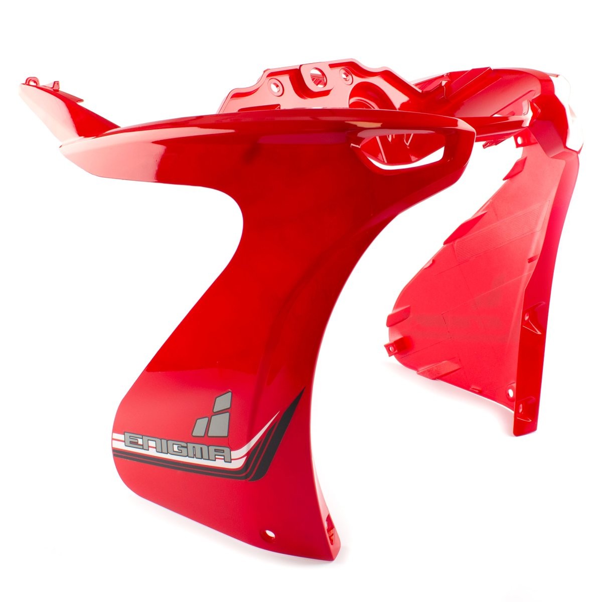 Lower Front Panel Red for ZS125T-48 Fairing Painted ABS Scooter Screw-on COVER