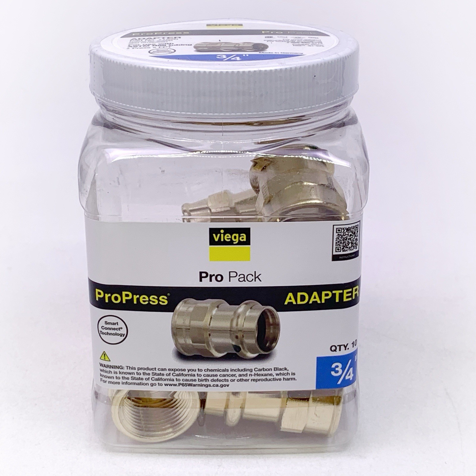 Pack Of 10 Viega ProPress Brass Adapter 3/4" Press Fittings Female NPT NEW