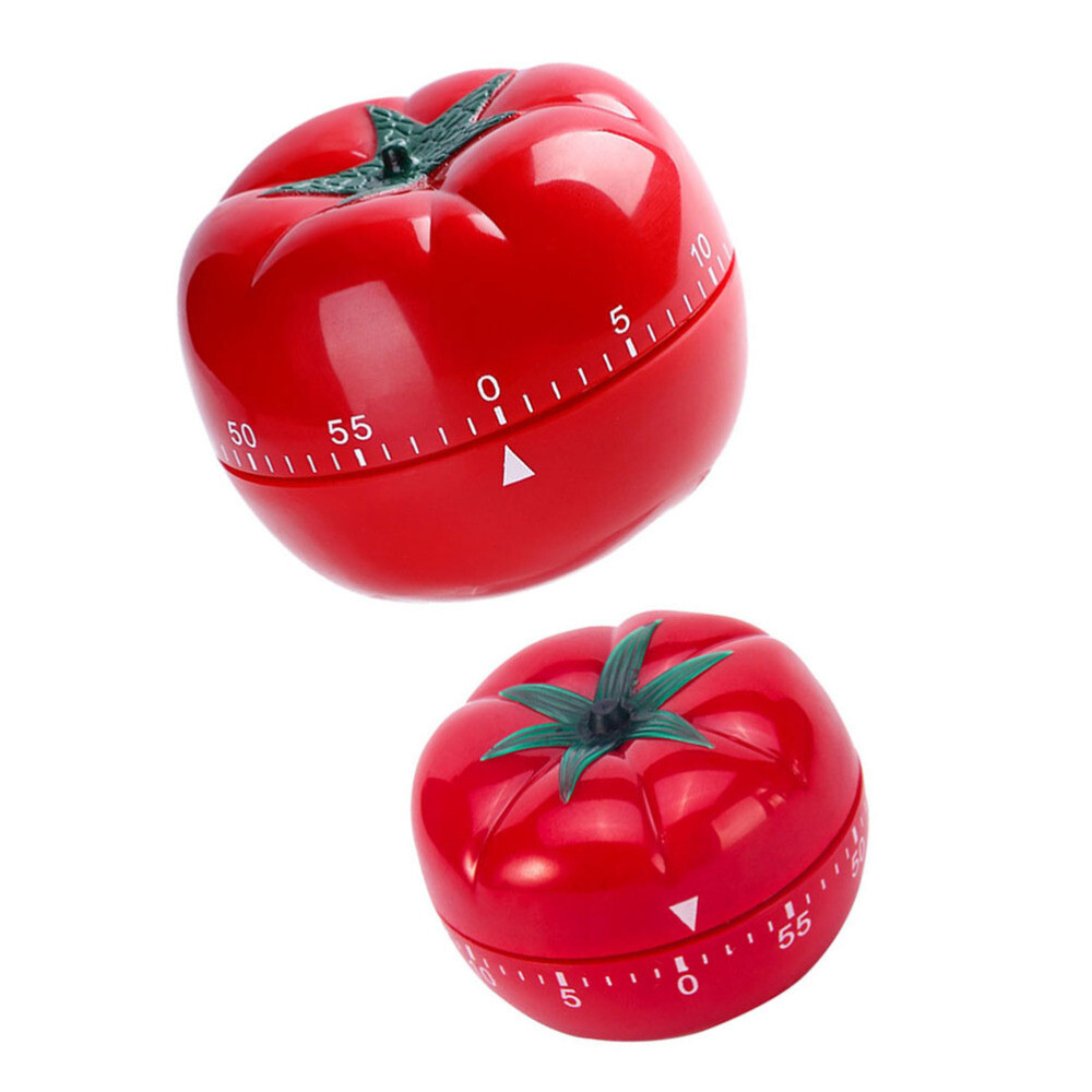 2pcs Visual Timer Clock Fruit Shape Timer Pomodoro Timer Cube Fruit Timer