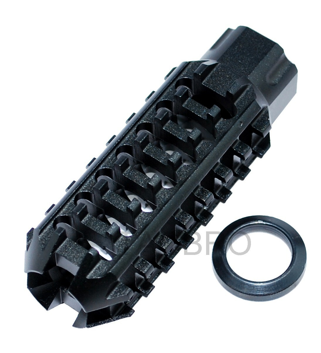 Black Muzzle Brake 1/2x28 TPI For .223 .22LR