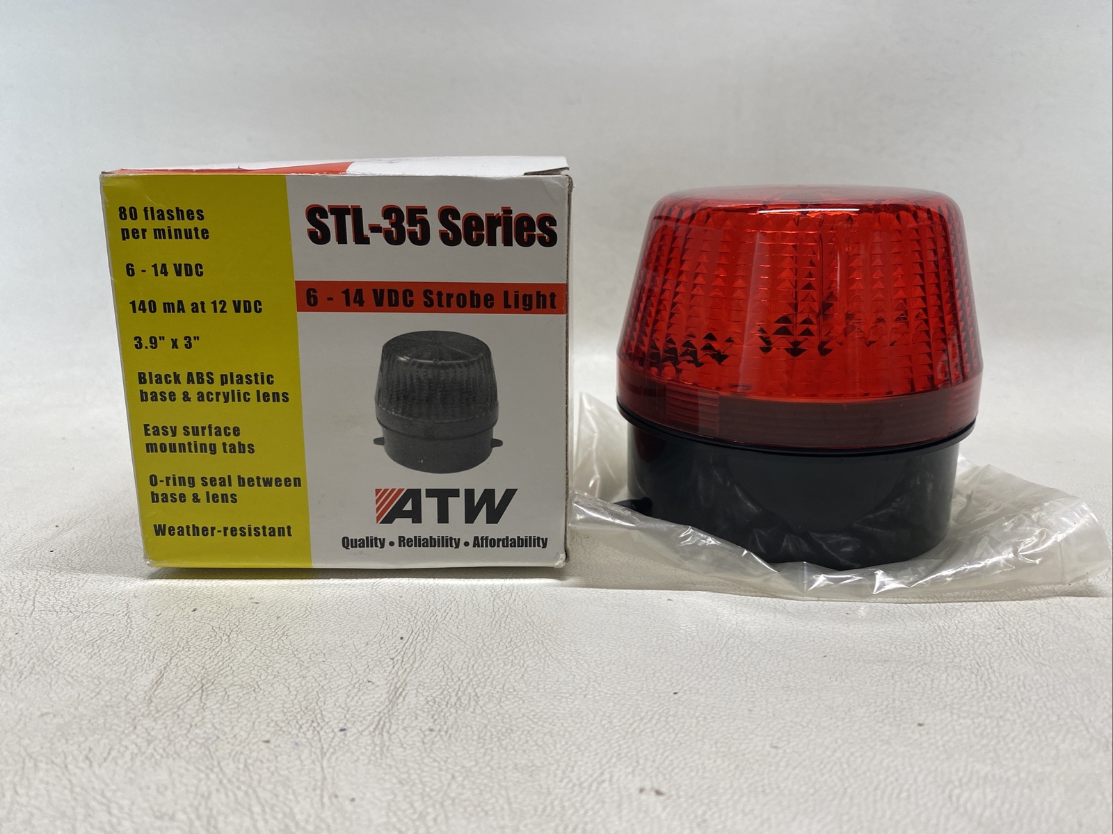 NIB ATW STL-35 Red Strobe STL35RED