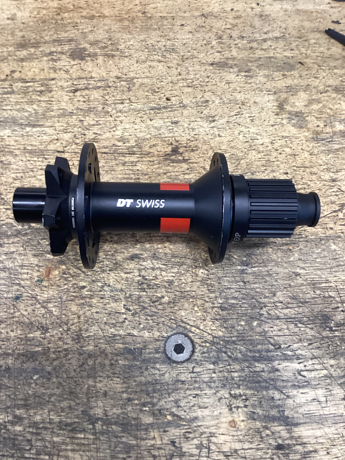 DT swiss 240exp  rear hub black 28 sole Shimano Micro spline 6 bolt Ratchet EXP
