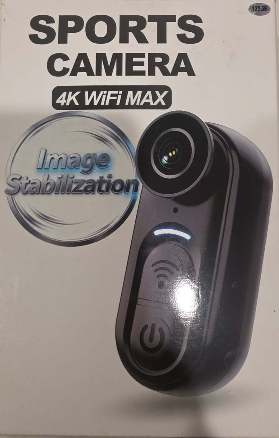 4K WiFi Sports Action Camera 128GB Mini Body Thumb Cam Stabilization