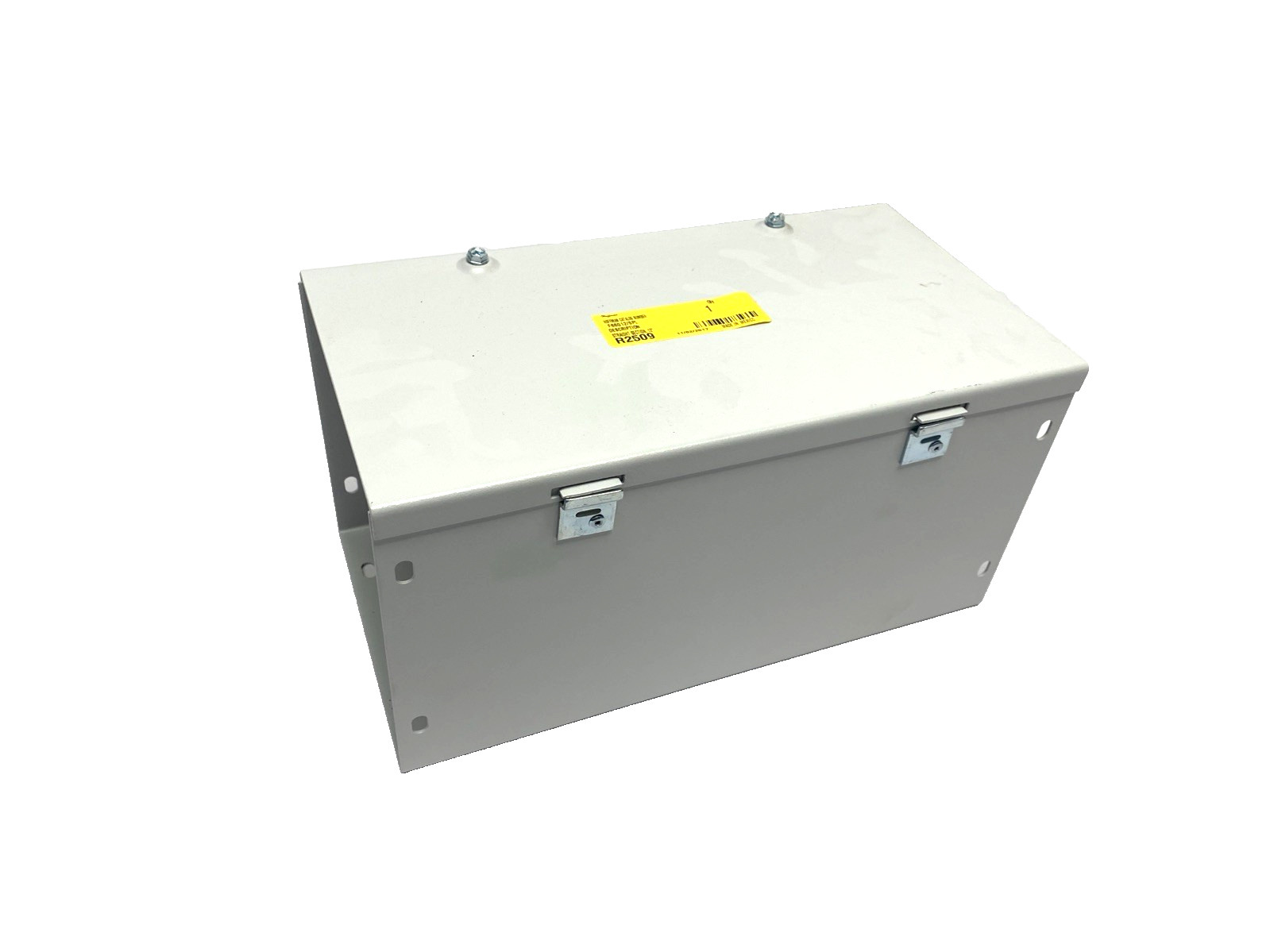 Hoffman F66G12 Lay-in Wireway, Hinged-Cover Type 1, 6"x6"x12" PAINTED F66G12/SPL