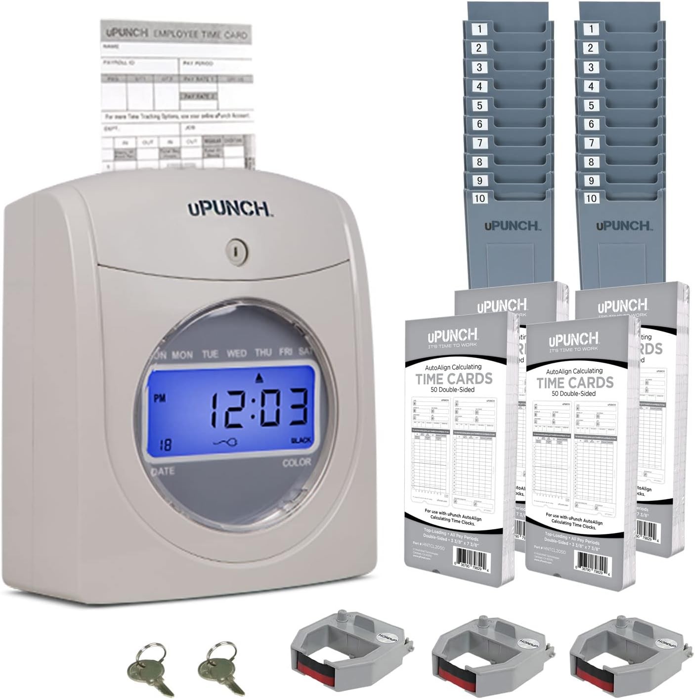 Time Clock Bundle HN4500 with 200 Cards