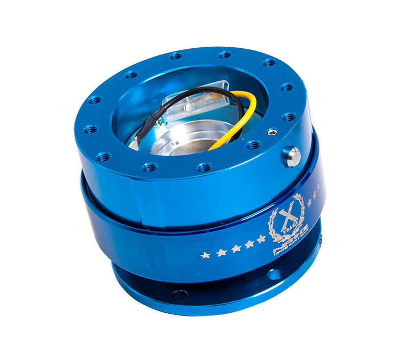 NRG Steering Wheel Quick Release Generation 2.0 Blue Body/Blue Ring SRK-200BL