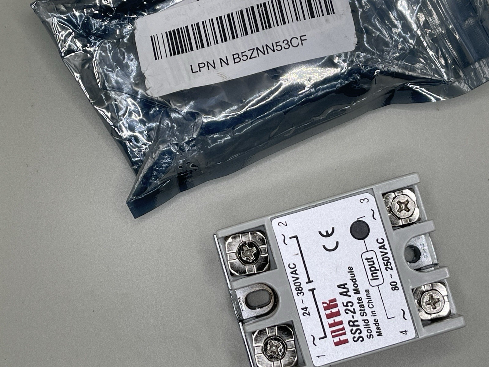Single Phase Solid State Relay SSR-25AA Control AC 80-250VAC to 24-380VAC