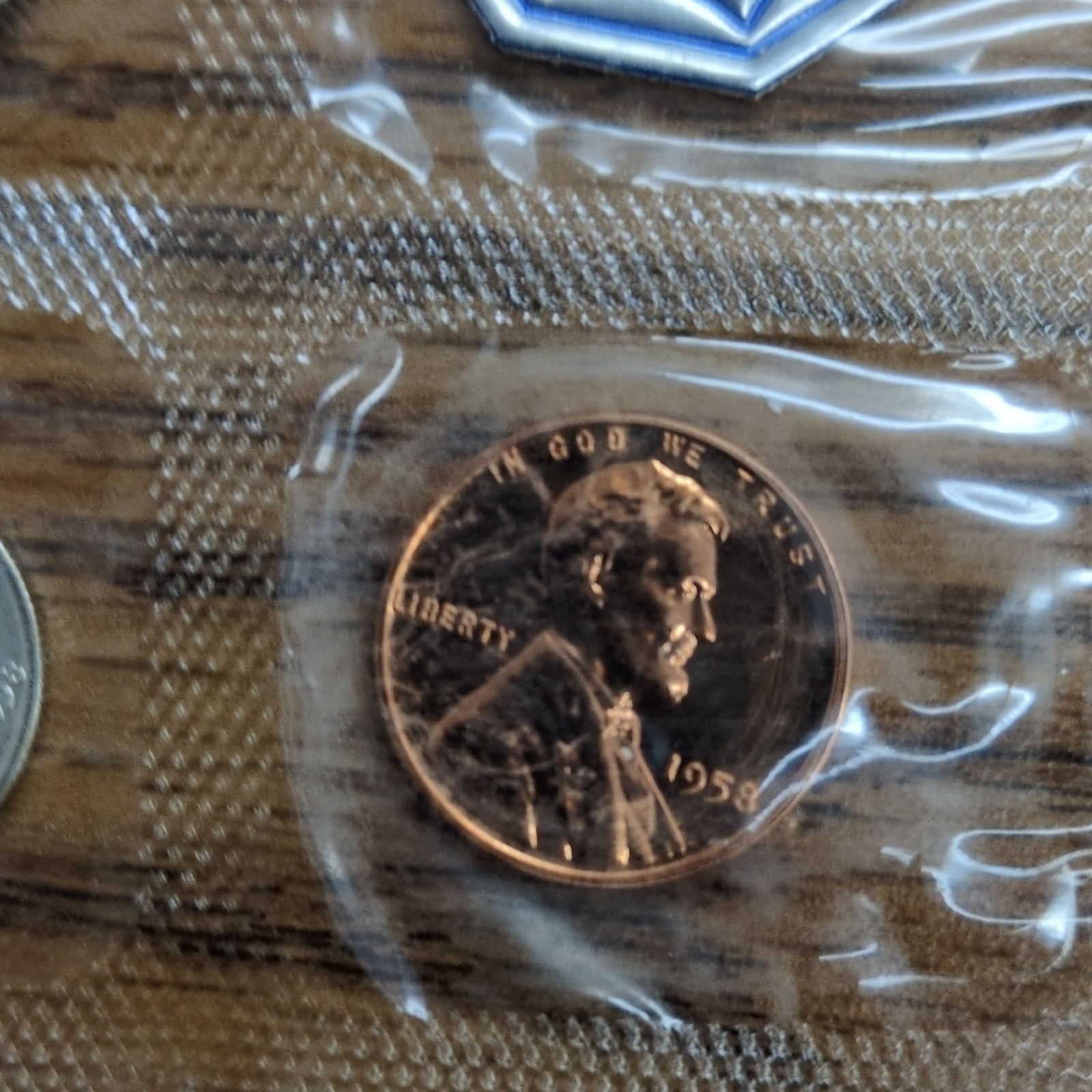 1958 U.S. Mint Silver Proof Set With Original Envelope Insert Token
