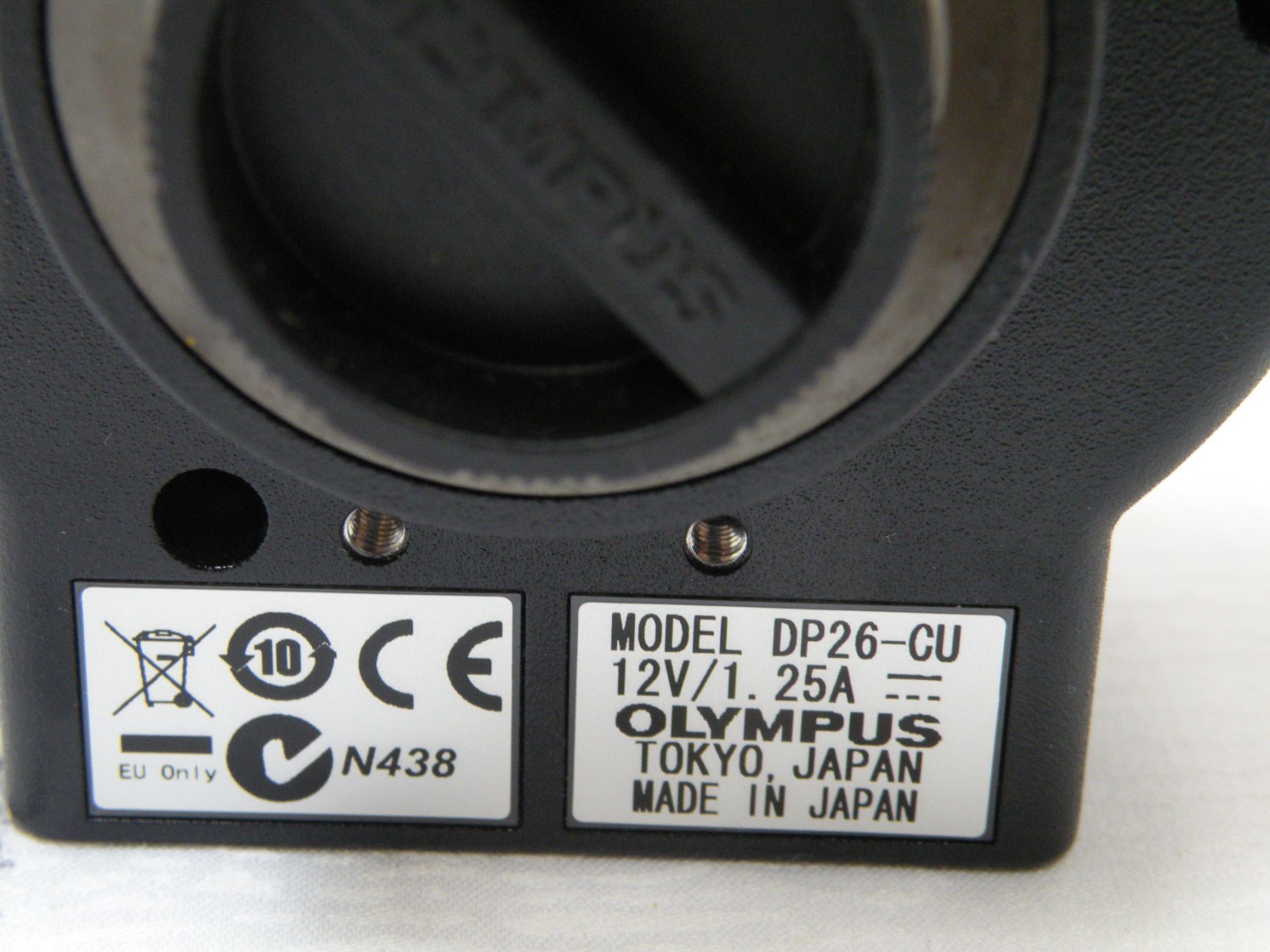 Olympus DP26-CU 5MP Microscope Camera w/Power Supply & Firewire Cable,Works Fine