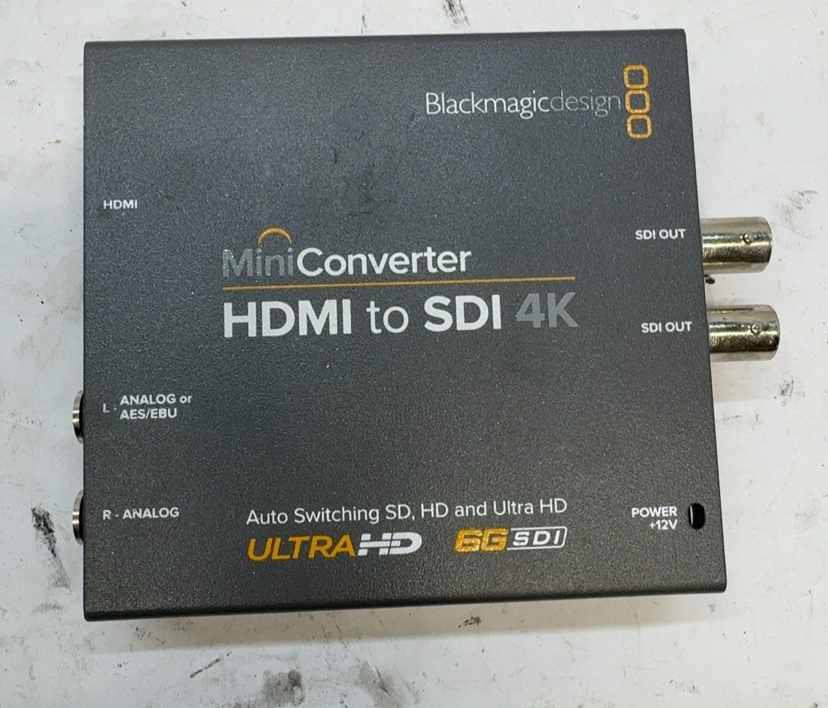 Blackmagic Mini Converter HDMI TO SDI 4K T8 E11