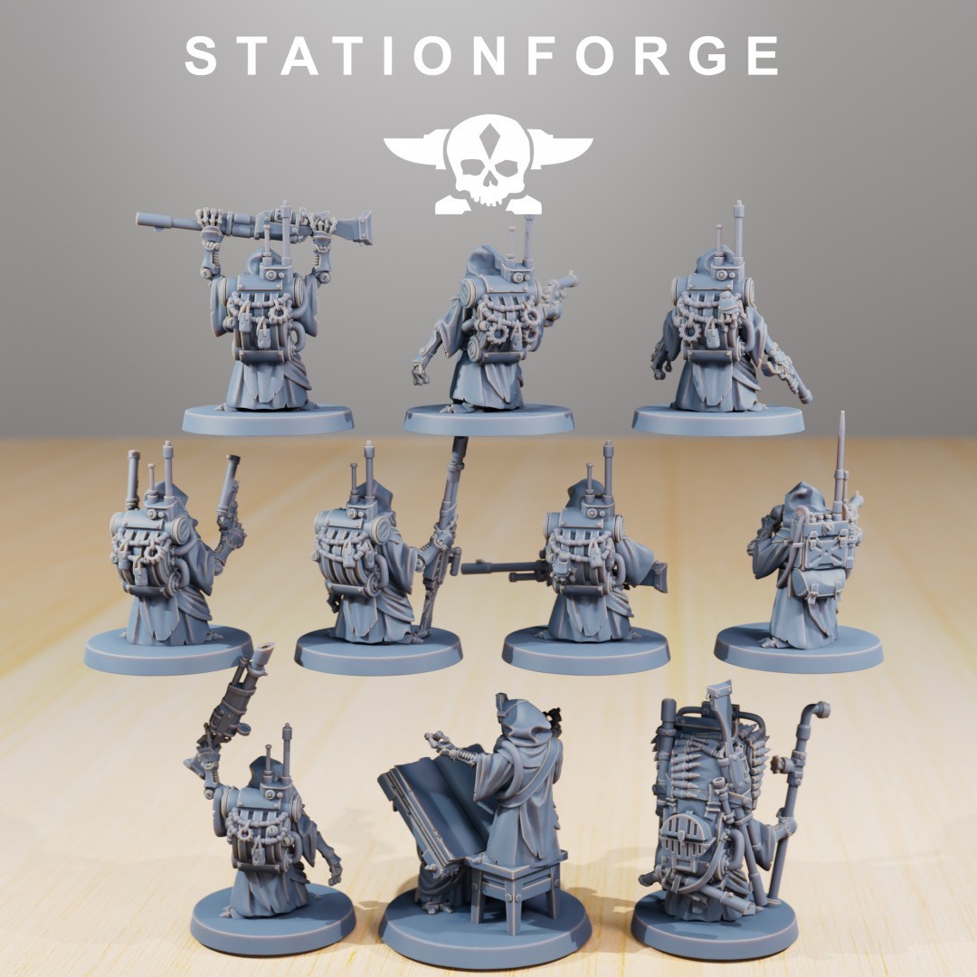 Scavenger Junkards Grimdark 3D Printed Miniatures Station Forge 16k