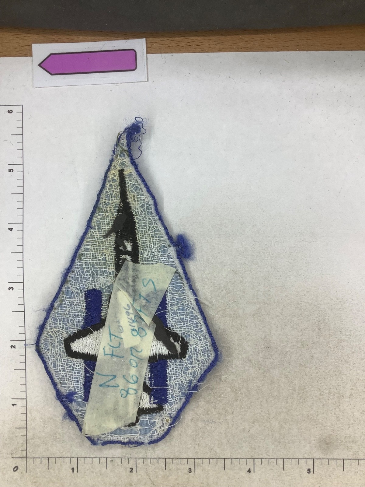 WORN VINTAGE USAF 86th FIGHTER TRAINING SQUADRON PATCH
