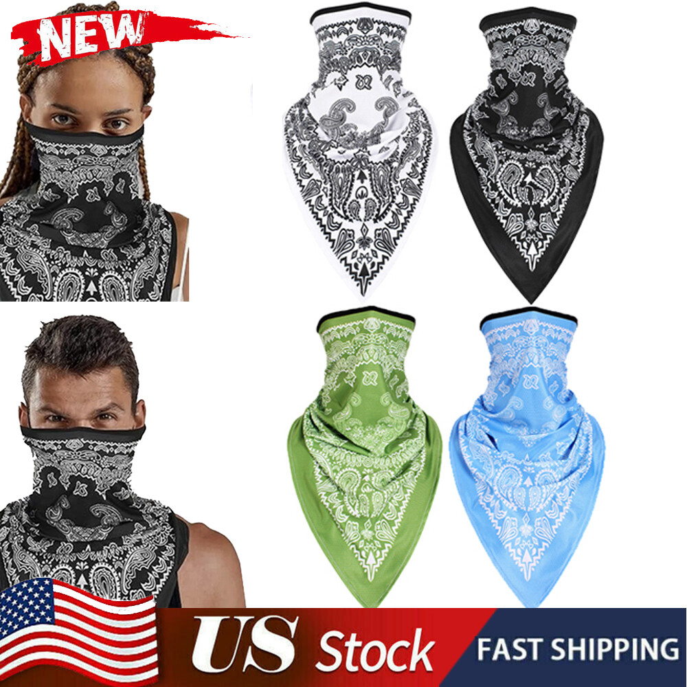 Balaclava Neck Gaiter Face Mask UV Protection Bandana for Men Women Scarf Cover