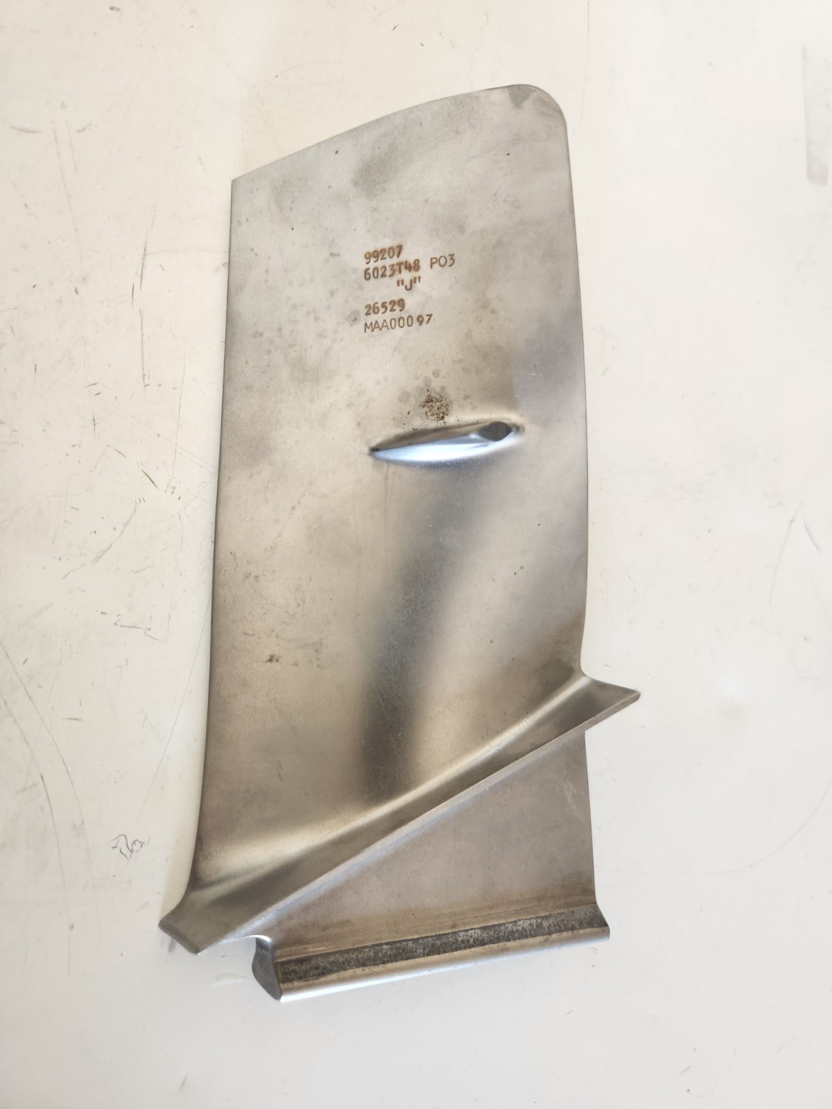 Boeing 737 CFM56 Titanium Jet Engine Fan Blade WITH PART # MORE AUTHENTIC 8 "
