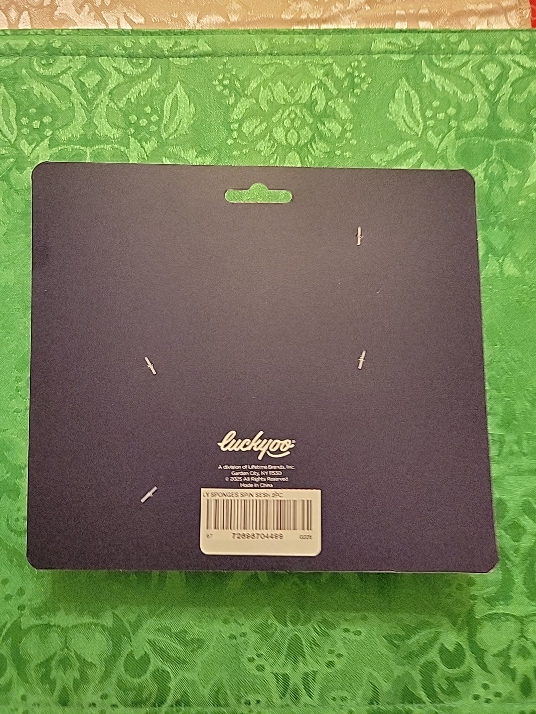 Luckyoo Spin Session Sponges 2 Pack Rinse & Repeat Records *New*