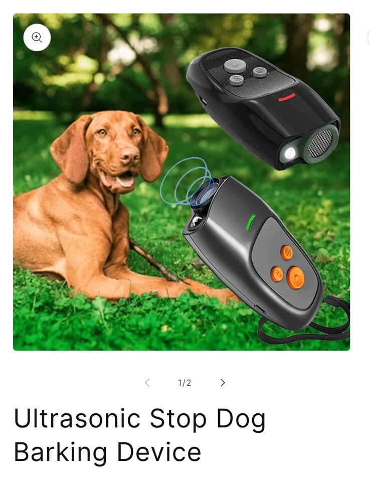 Ultrasonic Anti Bark Control Stop Barking Away Pet Dog Training Repeller Devices