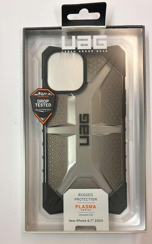 UAG Drop Protection Shockproof Case for Apple iPhone 12 Pro Max Plasma Ash