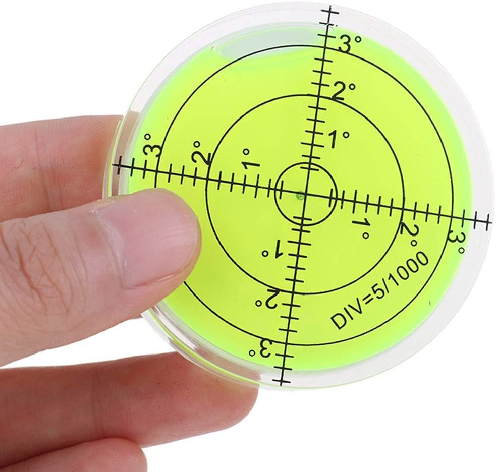 Bubble Spirit Level 60X12Mm Degree Marked Surface Circular Level round Levels Bu