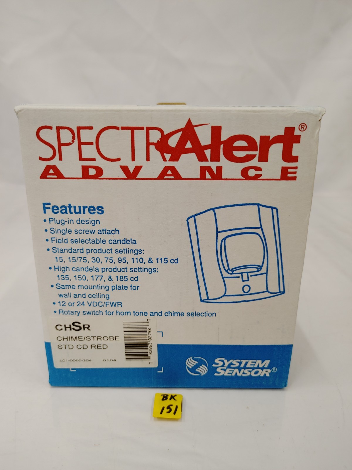 Spectra Alert CHSR Rotary Switch Horn