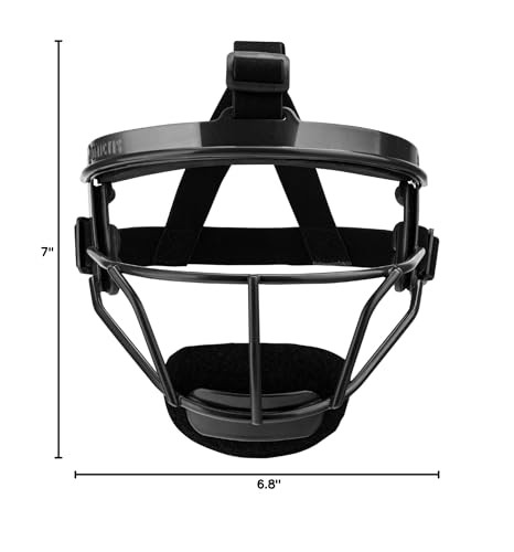 Dinictis Softball Face Mask - Lightweight, Comfortable, Wide View, Durable, Adul