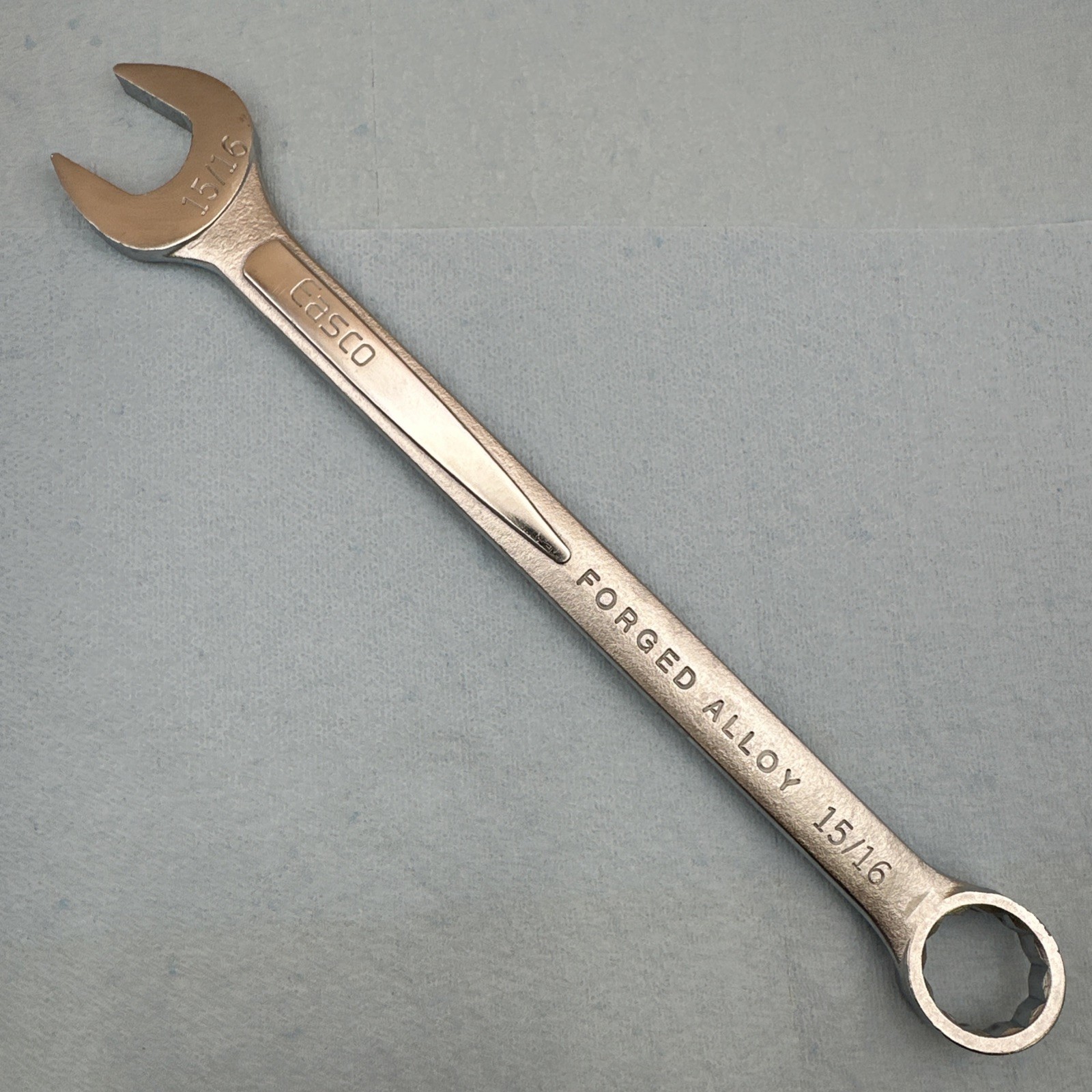 Vintage Easco Tools 15/16" 12 Point Combination 63-130 USA Made -Excellent!