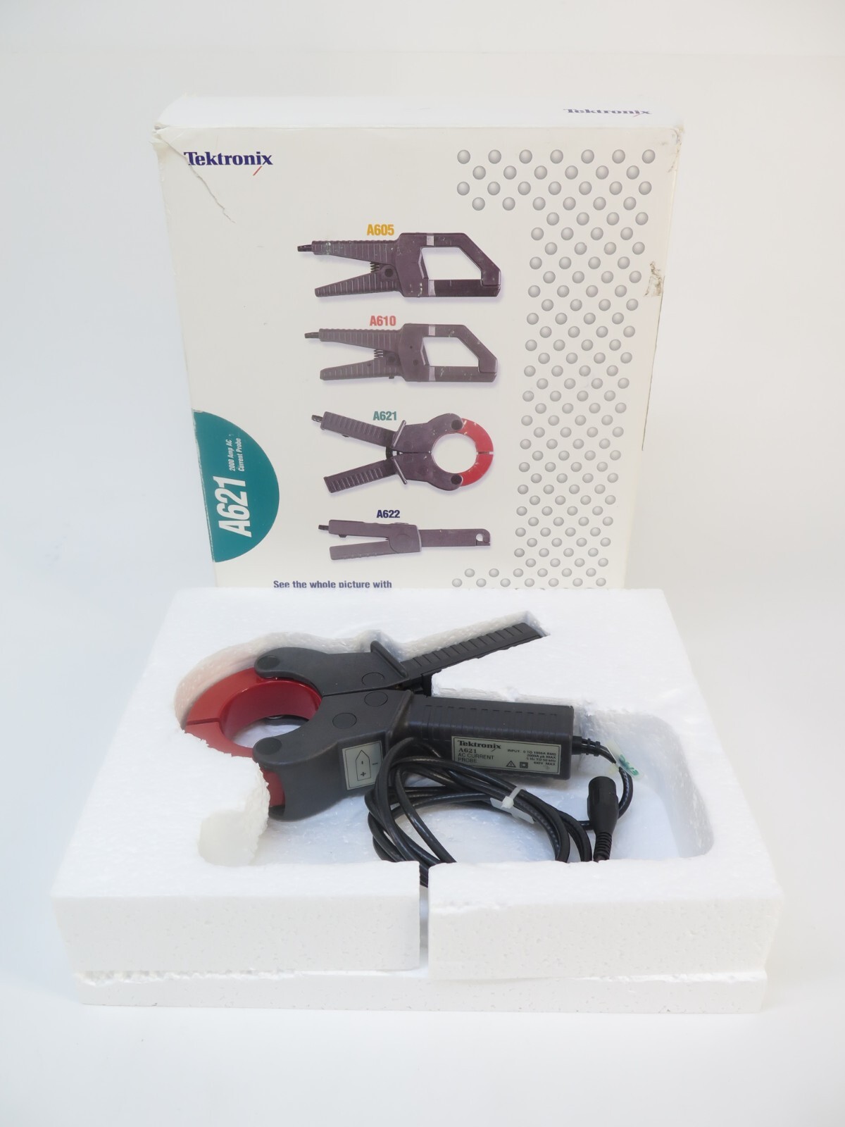 Tektronix A621 AC Current Probe 1000A RMS 440V Max 5Hz - 50 KHz
