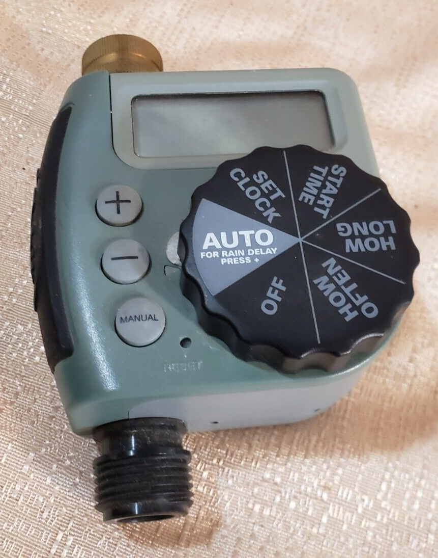 Used ORBIT 1-Port 62056 Digital Hose Faucet Timer Programmable with Display