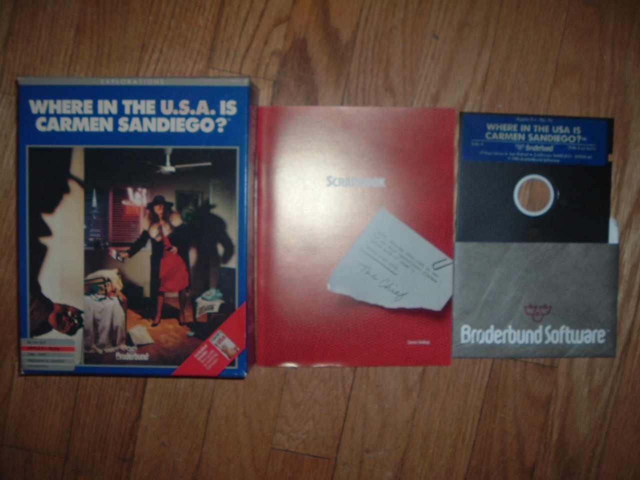 Where In The U.S.A. Is Carmen SanDiego? for Apple II IIe IIc Borderbund Software