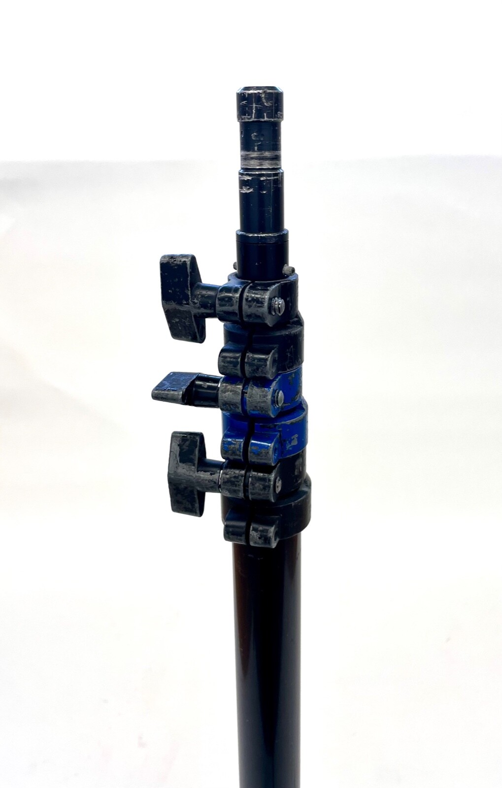 Used. One Speedotron Light Stand. Triple Riser. 106 inches total Height