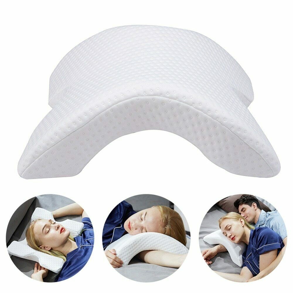 Slow Rebound Pressure Pillow White Home Kitchen Durable Multipurpose