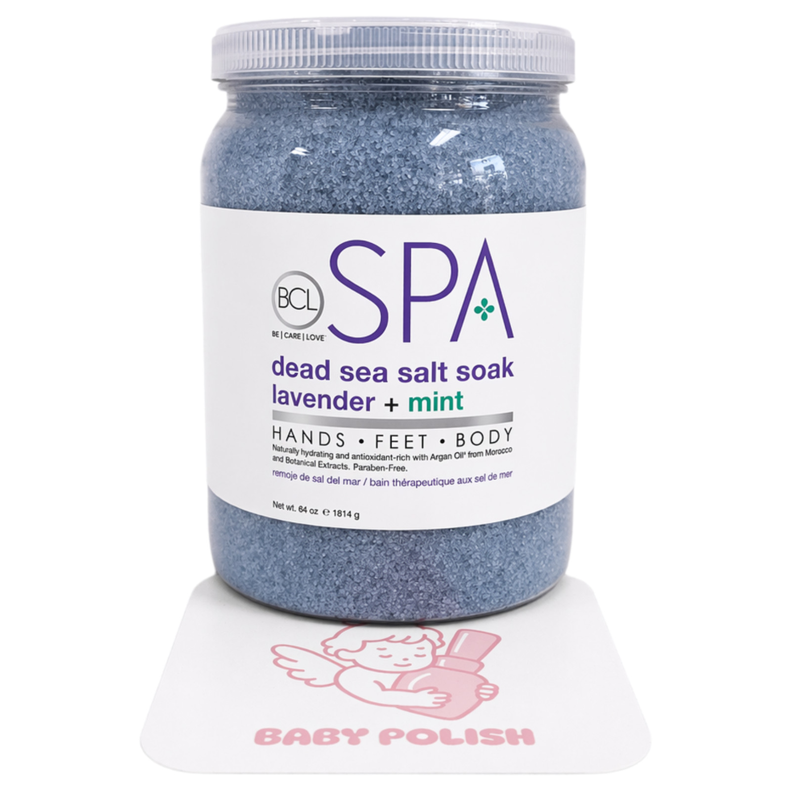 BCL SPA | Dead Sea Salt | Lavender + Mint | 64 oz