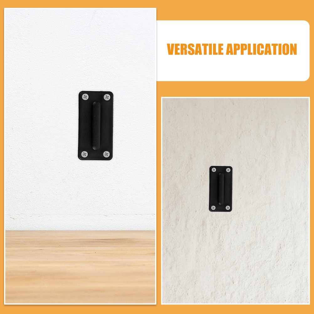 2 Sets ABS Retractable Belt Barrier Wall Mount Clips for Home Use