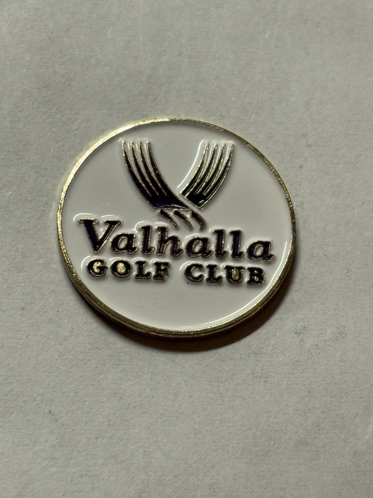 Valhalla Golf Club Members 3/4" Coin Style Golf Marker - Louisville, Kentucky